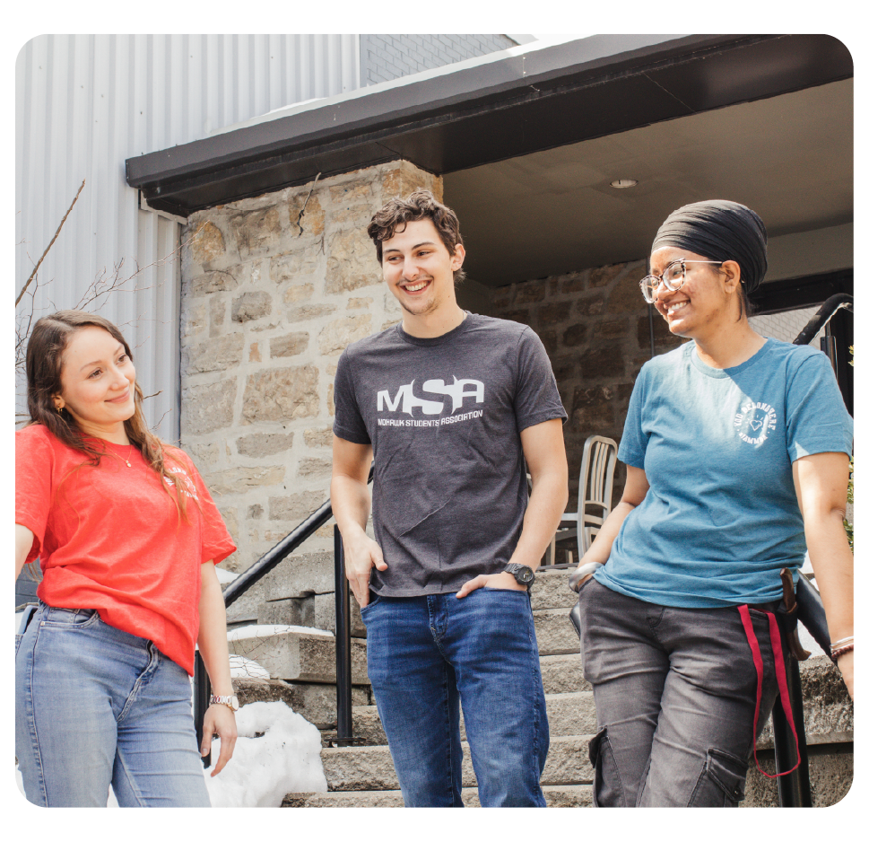 The Mohawk Students’ Association (MSA) is a non-profit organization built for and led by Mohawk College students through a peer-elected and appointed student Board of Directors (BOD).